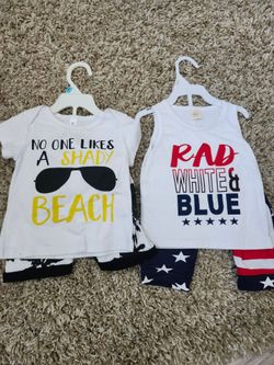 2 - 2 piece baby boy clothing