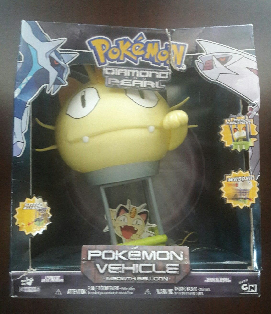 Pokemon Diamond Pearl Vehicle Meowth Balloon Toy