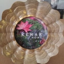 Gold Round Picture Frame