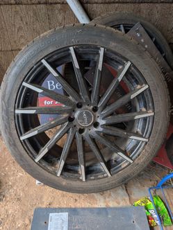 20 inch Motiv wheels and tires