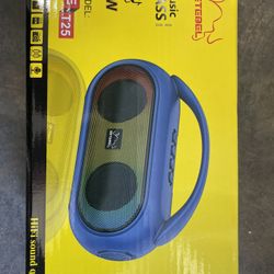 Portable Wireless Bluetooth Speaker with RGB Lights Bass Sound for Party Outdoor