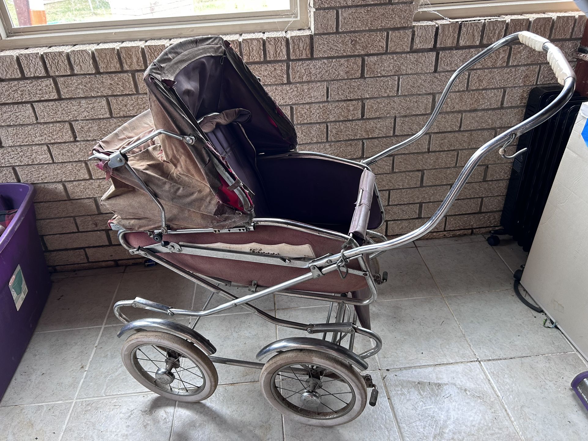 Antique Baby Carriage by Prago 