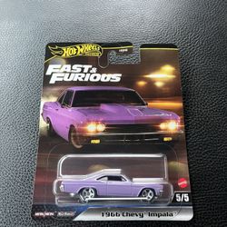2025 Hot Wheels Premium Fast And Furious 1966 Chevy Impala 