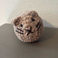 Handmade Amigurumi Loaf Cat 