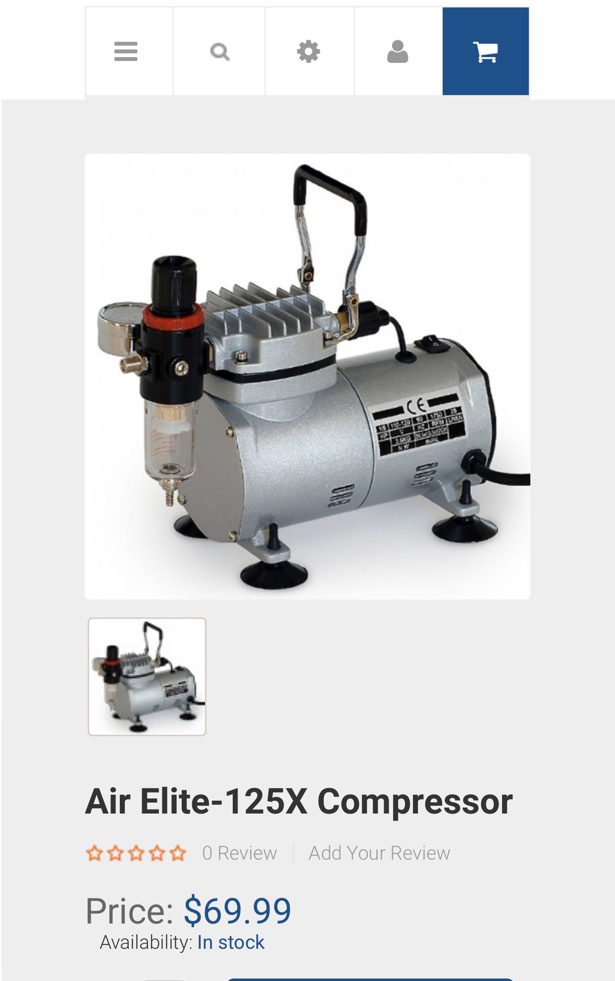 Air Elite-125X Compressor