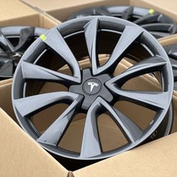 20” Original Tesla Model 3 Stiletto Sport Performance Wheels Rims Factory OEM
