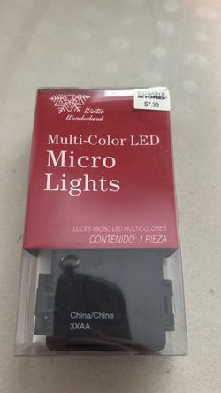 Micro lights. Multi color new