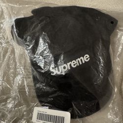 Supreme Suede Camp Hat Black SS23 Brand New