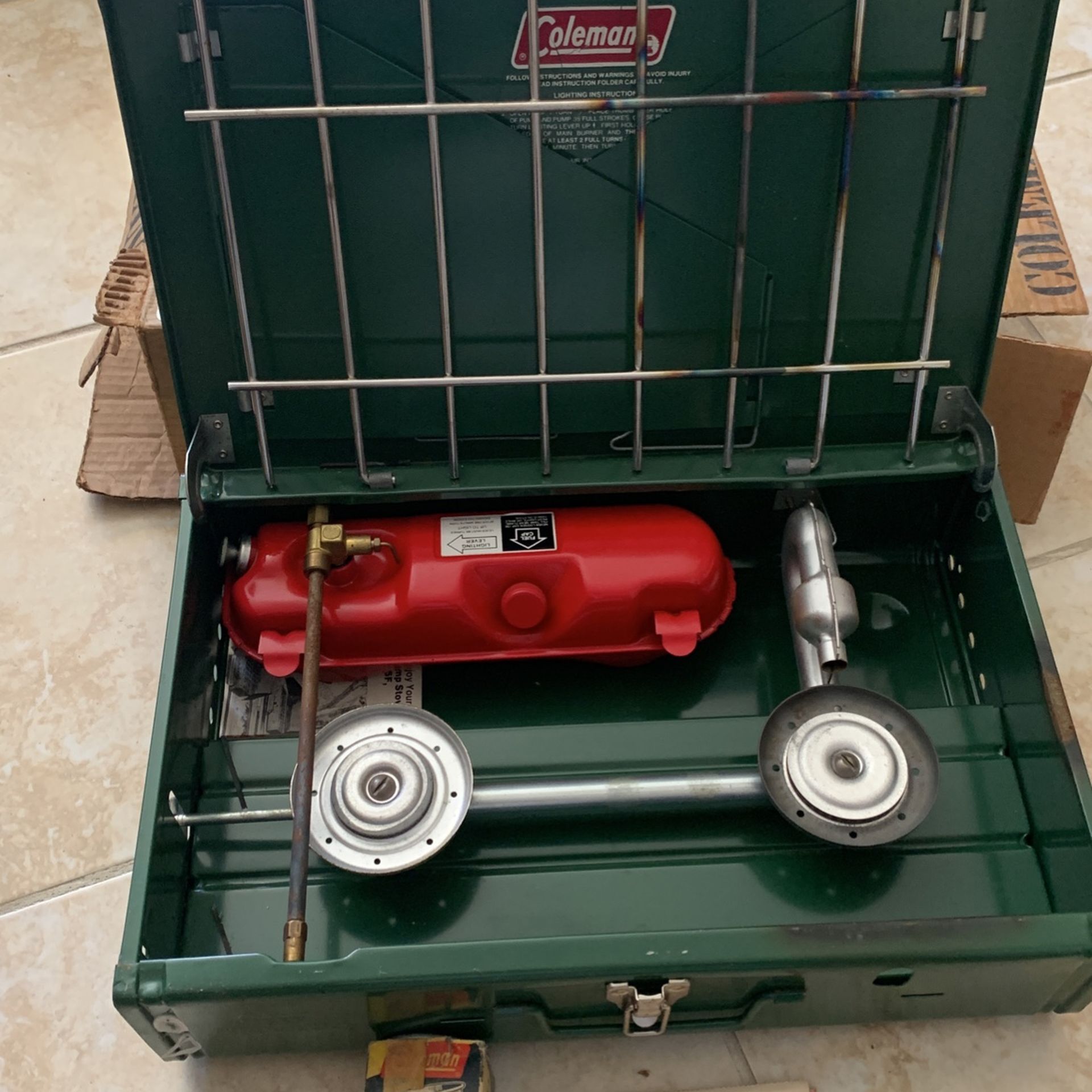 Coleman Campstone Burner Model 425 Owner 's Manual Filter