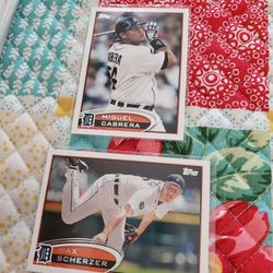 Detroit Tigers 2012 Topps Baseball Cards Lot 