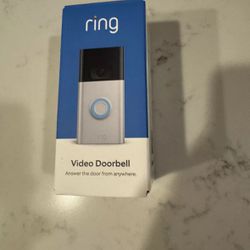 Ring Wireless Video Doorbell - Satin Nickel