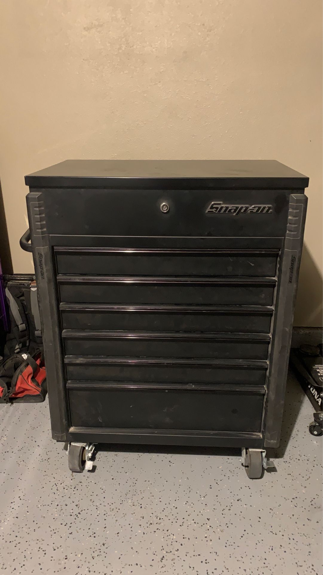 Snap on tool box