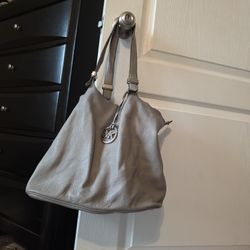Grey Michael Kors Hobo Bag