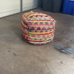 Handmade Ottoman, Foot Rest, Poof