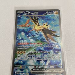 Zapdos EX  202/165 Scarlet & Violet 151 Sir