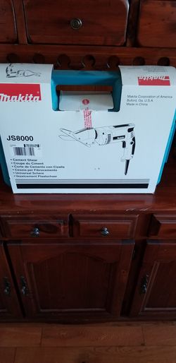 Makita cement board shears.