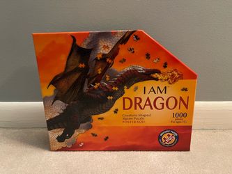NEW Madd Capp Games I Am Dragon 1000 Piece Dragon Shaped Jigsaw Puzzle
