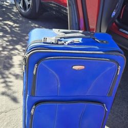 Big Blue Luggage 