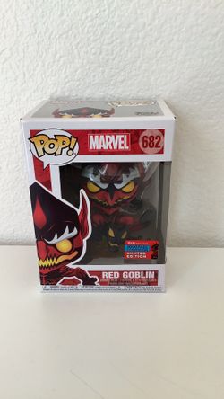 Funko Pop Marvel red goblin #(contact info removed) fall convention, exclusive limited edition