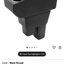 YJYWZH Car Armrest Box for Honda Fit Jazz Hatchback 2009-2013 Accessories Center Console Leather Arm Rest Double-Layer Storage Space with Cup Holder (