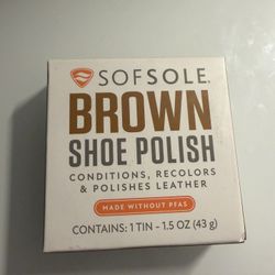 Brand New brown Shoe Polish 