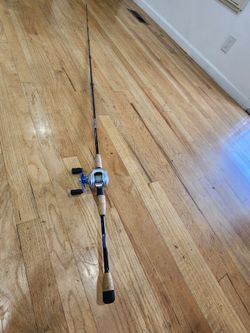 St Croix mojo inshore Baitcaster Pole With Daiwa ZILLION 100HSLA LEFT HAND REEL 7"6FT 8-14LB LURE WT 1/8-1/2 OZ MEDIUM LITE POWER MODERATE ACTION NICE
