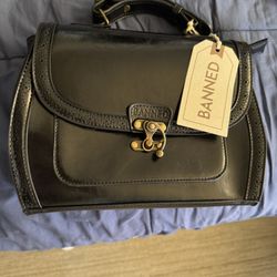 Black Goth Purse 