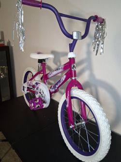Two Huffy 16" Sea Star Kids Pink & White Bicycles - In Great Condition!