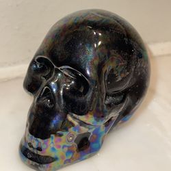 Iridescent Halloween Skull