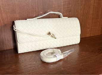 Few Moda Theia East-West Vegan Leather Clutch Bag