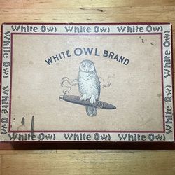 Vintage White Owl Cigar Box