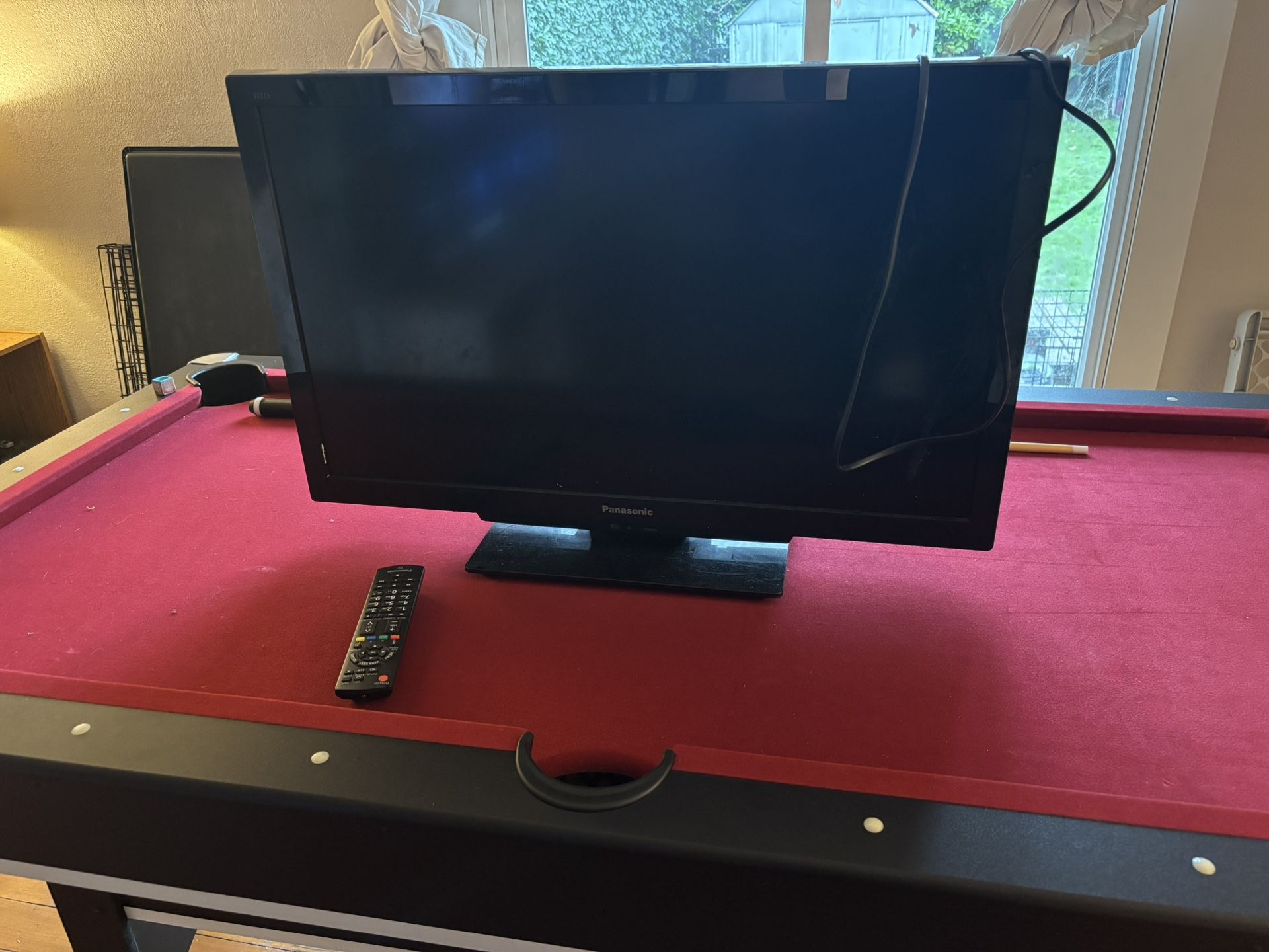 32” Panasonic LCD With Remote.