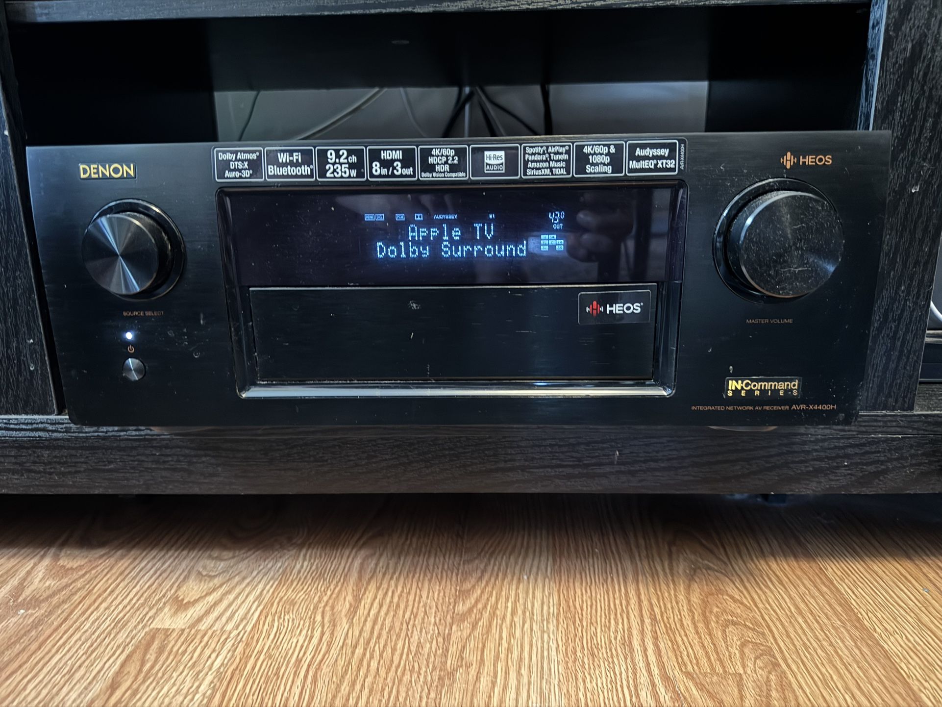 Denon AVR-X4400H IN-Command 9.2-channel receiver with Wi-Fi® Dolby Atmos®