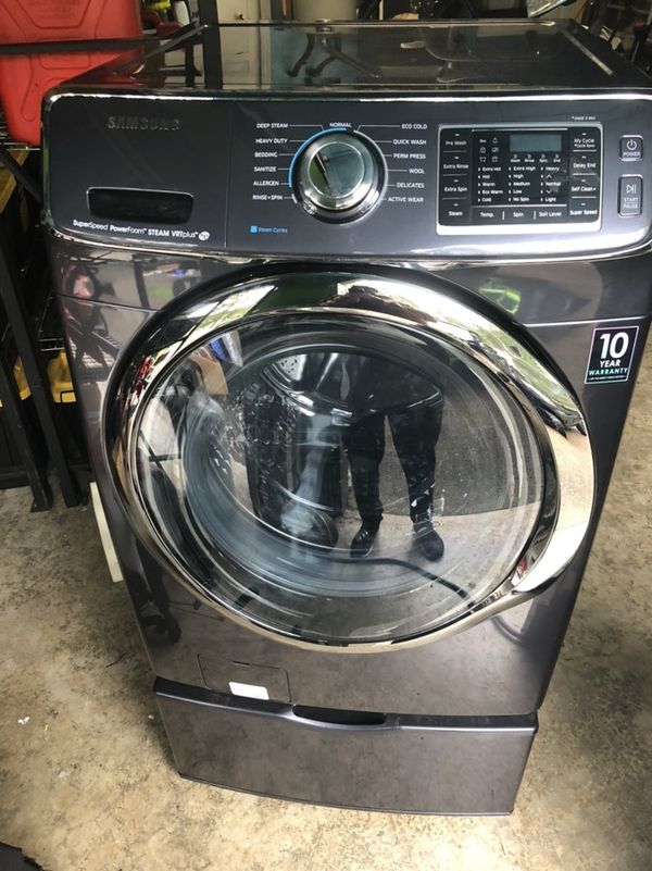 Samsung super speed super foam steam vrt plus he washing machine exc