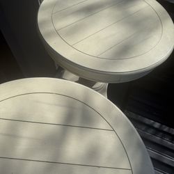 2 Beige End Tables From Ashley’s 