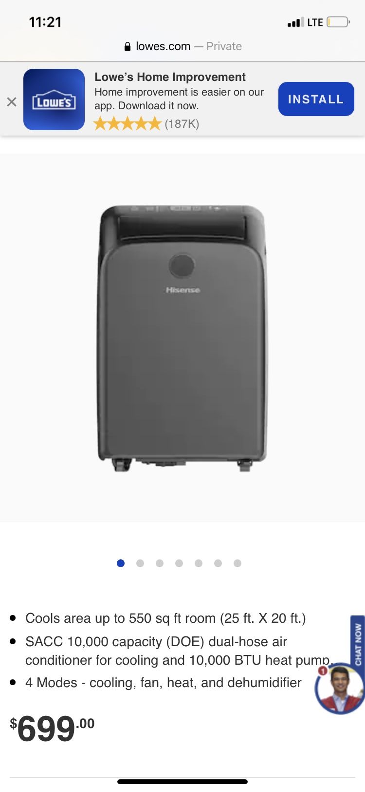 Samsung Portable AC Unit 