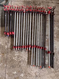 Bessey 3/4” and 1” pipe clamps