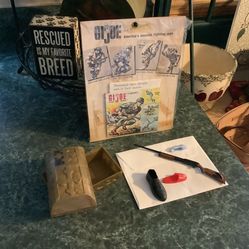 GI Joe treasure chest and other Ken and Barbie pieces from the 1960s