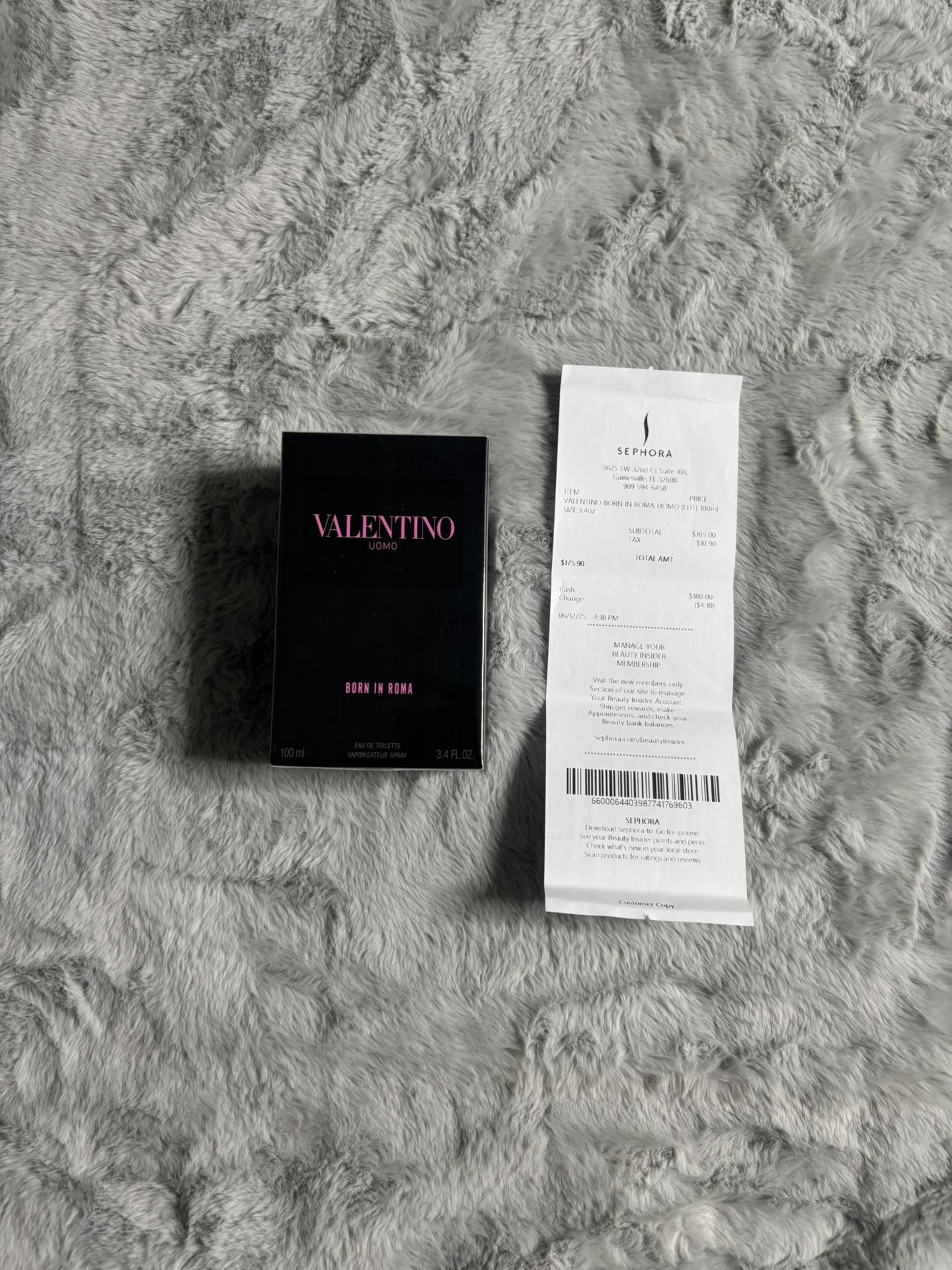Valentino Uomo Born In Roma Intense Eau De Parfurm Spray 3.4 Oz  / 100 ML Sealed