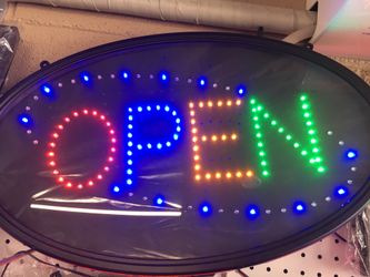 Open sign