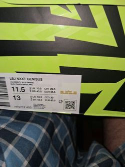 Brand new never worn LBJ NXXT Genesis with original box size 11.5