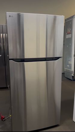 LG 30” STAINLESS STEEL REFRIGERATOR — ONLY $450