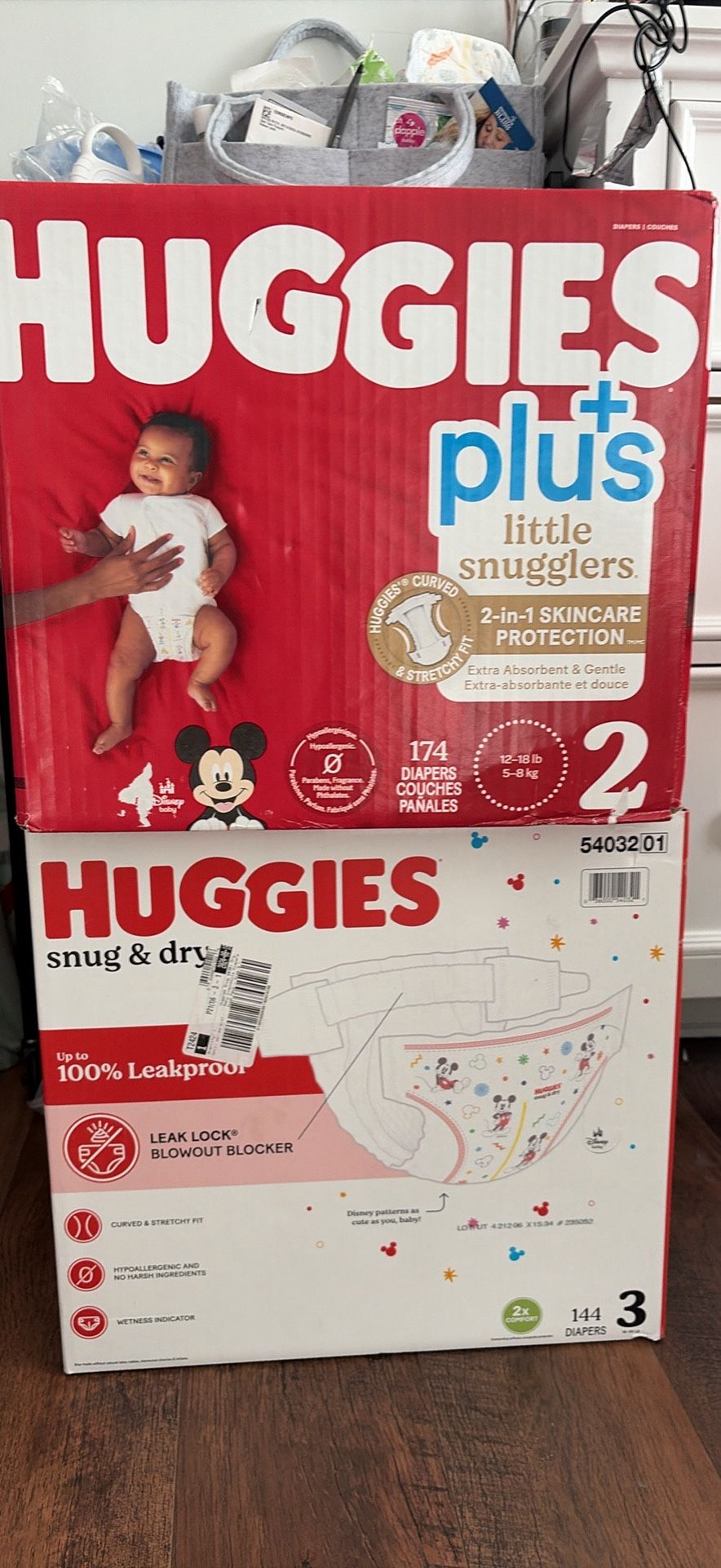 Size 2 And 3 Diapers