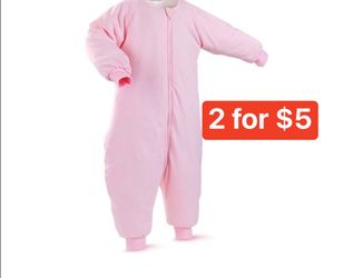 RESTCLOUD Baby Sleep Bag with Feet Winter, Wearable Blanket with Legs, Sack for Toddler Thicken 2.5 TOG (Pink, 6- 18 Months)