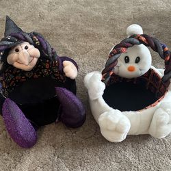 Halloween Plush Candy/treat Baskets