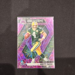 Brett Favre #293 Purple Scope Panini Mosaic 2025 Card