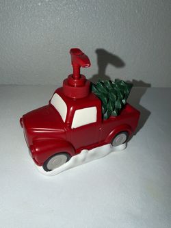 CHRISTMAS TRUCK SOAP DISPENSER