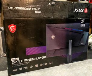 MSI OPTIX MPG321UR-QD 32" Gaming Monitor, 4K (UHD), IPS, 1ms, 144Hz