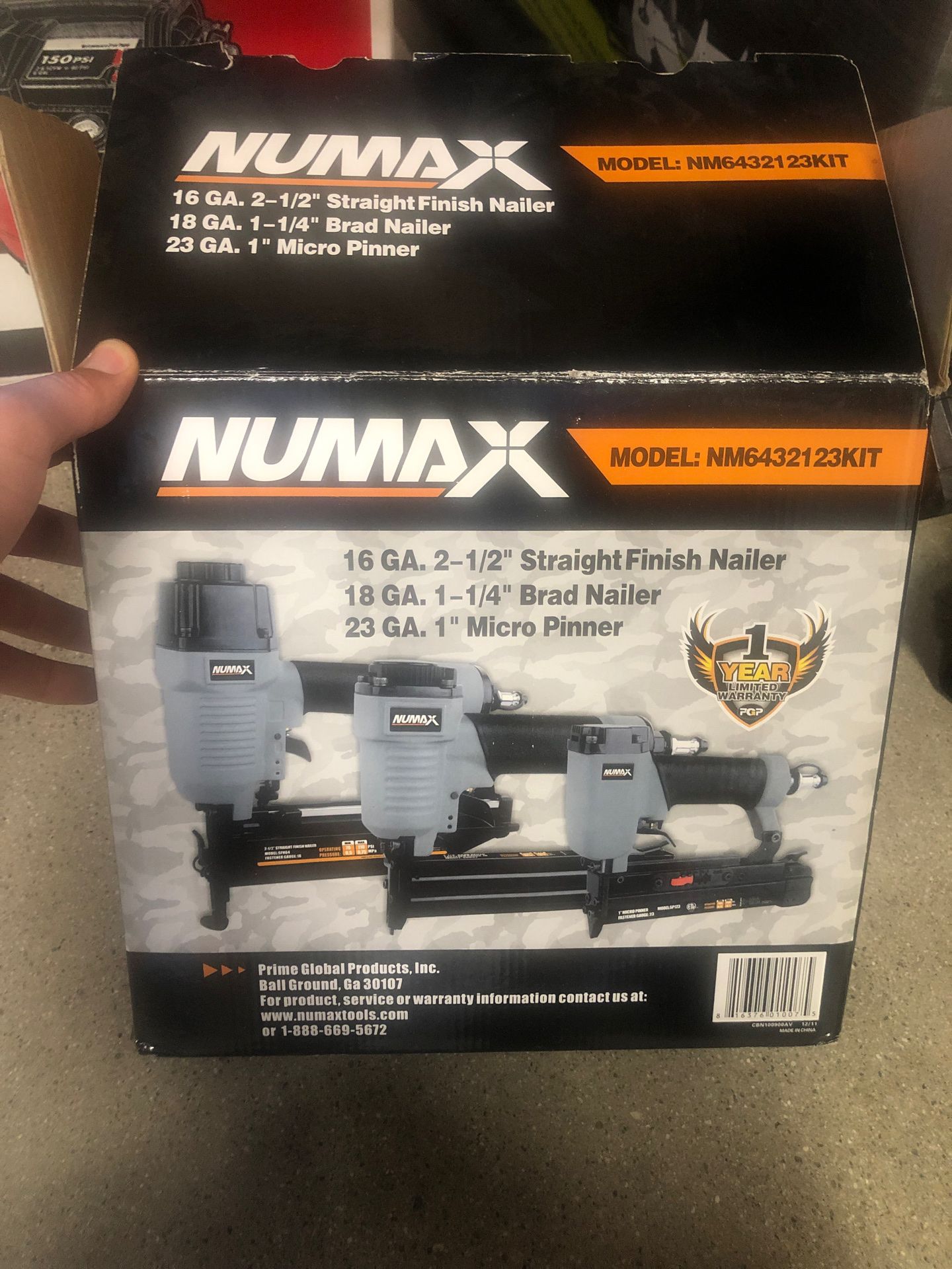 Numax nail guns. All 3