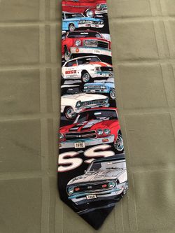 Mens Neck Tie Chevy SS